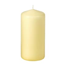 Ikea Daglıgen Cam Kaplı Kokulu Mum 6,8 X 14 Cm Kokusuz Açık Sarı