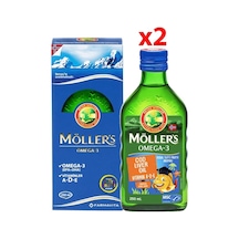 Möller's Omega 3 Tutti Frutti Aromalı Balık Yağı 2 x 250 ML