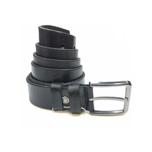 %100 Hakiki Manda Derisin Siyah 3.5 Cm Battal Boy Kemer