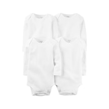 Carter's Uzun Kollu 4'lü Bebek Body - 1L930610 Beyaz