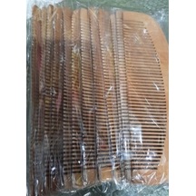 Ahşap Tarak 12'li Paket Dar Dişli Oval Standart