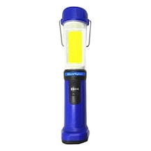 Powermaster Hk-802 Şarjlı 30 Beyaz + 20 Mavi-kırmızı Smd Led / 55 Cob Ledli 5 Modlu Çalışma Lambası
