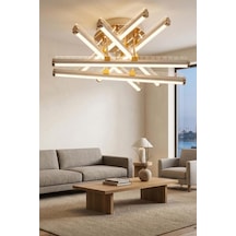 Eray Aydınlatma 101-6 Salon Sarı Led Avize