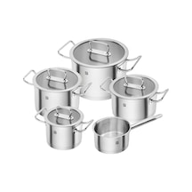 Zwilling Twin Pro 18/10 Paslanmaz Çelik, 5 Parça Tencere Seti Çok Renkli