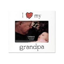 'ı Love My Grandpa' Resim Çerçevesi, 15 X 10 Cm, Beyaz