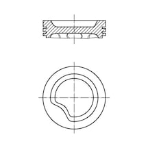 Opel Corsa Astra C 1991-1998 Piston Sekman 77.60 Std 90324666 Goetze
