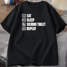 Flood Of Style Bring The Boom Graphic T Shirts Meme Cotton Short Sleeve T-shirt For Men Casual O Neck Knitte Siyah