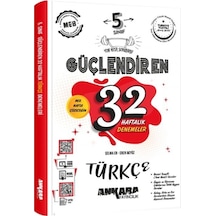 Ankara 2026 5. Sınıf Türkçe Güçlendiren 32 Haftalık Deneme Güncel Müfredat