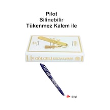 Silinebilir Kalemli Gölgeli Kuranı Kerim Beyaz. Kendin Yaz-ezberle.