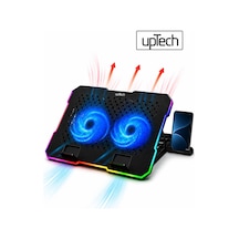 Uptech Rgb Laptop Soğutucu 2 Fanlı Ayarlanabilir Standlı Notebook Soğutucu