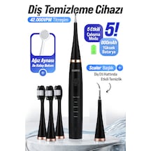Auhma Amf14 Ultrasonik Diş Temizleme Cihazı Siyah 42.000 Titreşim/dk 5 Mod Ipx8 Su Geçirmez