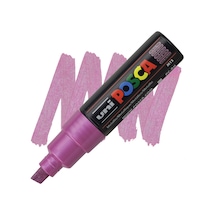 Uni Posca Marker Pc-8K 8.0 Mm Metallic Pink