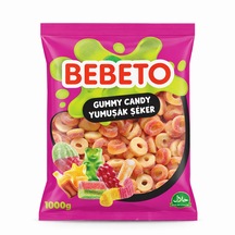 Jelibon Meyve Aromalı 1 Kg Şeftali Halka