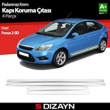 S-Dizayn Ford Focus 2 Sd Kapı Koruma Çıtası Krom 2008-2011