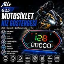 Ally Hud G25 Obd2 + Gps Head Up Display Hud, Dijital Hız Göstergesi - Motosiklet İle Uyumlu