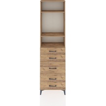 Arges Dolap 3 Raflı 5 Çekmeceli 60x30x221 Çam-çam Çam Arges Dolap 3 Raflı 5 Çekmeceli 60x30x221 Çam-çam Çam