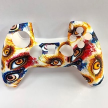 Ps5 Dualsense Silikon Kılıf Desenli Eye Colored