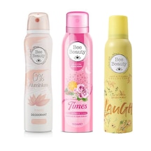 Bee Beauty Women Alüminyumsuz Powder& Divine &laugh Deodorant 3'lü 150 Ml