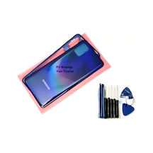 Tkgz Samsung Galaxy Uyumlu A31 A315 Full Kasa Arka Pil Batarya Kapağı Tamir Seti Mavi