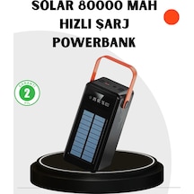 Powerbank Hızlı Şarj Solar Güneş Enerjili Çok Girişli - Lisinya