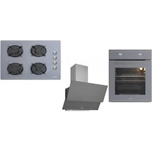 Luno L501S04 - L638501 - 3481.6.147.03 Gri Ankastre Set