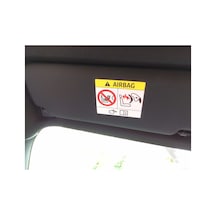 Oto Airbag Uyarısı Etiket Sticker 2 Adet