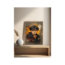 Poster Harry Potter Ahşap Çerçeveli Dekoratif Tablo Çok Renkli - 869074870 Çok Renkli