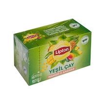 Lipton Yeşil Çay 20'li Mango&ananas Tropik Meyve Aromalı Yeşil Çay 4'li Avantaj Paketi - 4 Adet Tarı