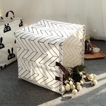 Mektup Ev Kumaşları Pamuk Ve Keten Kirli Çamaşırlar Çeşitli Eşyalar Saklama Sepeti