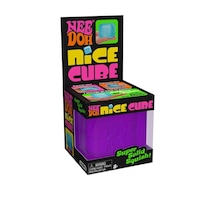 1 Adet Needoh Nice Cube Sensory Squishy Stres Oyuncağı Süper Yumuşak Kare Squish Oyuncak Mor