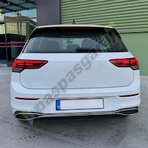 S-dizayn Vw Golf 8 Krom Egzoz Görünümü Difüzör 4 Prç. 2020-2023