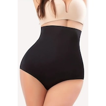 Mistirik Private Dikişsiz Lazer Kesim Bel Basen Toparlayıcı Ince Yüksek Bel Slip Kaydırmaz Korse Siyah Renk Siyah