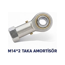 Taka Amortisör M14x2.0 Dişi Rot Başı Danagöz Rulman-mafsal - 2040 Amortisör Uyumlu Krom