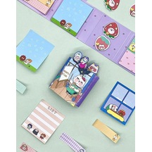 Kuzey Yıldızı Mor Kapaklı Ressam Kedi Post-it/sticky Note