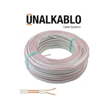 100 Mt Ünal 2X0.75 Mm Tam Kesit Tam Bakır Kordon