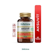 Shiffa Home Aksuvit 80 Tablet Arı Sütü Polen Propolis Takviye Edici Gıda