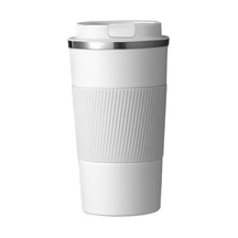 L Kilitli Çelik Mat Beyaz 510 Ml Kahve Termos Mug Cın405by Diğer