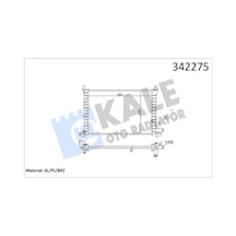 Kale 342275 Motor Su Radyatörü - Ford Fiesta 1997-2002 1.0 İ Manuel Şanz. Klimalı Modeller 1e0315200 - 96fb8005cc - 1001856 - 1098806