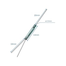 Reed Röle 3 Pin Reed Switch 60v 4w Manyetik Alan Anahatar No Nc