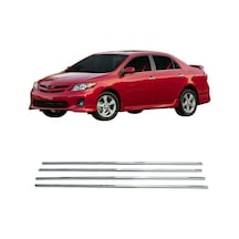Toyota Corolla Uyumlu Sd Krom Cam Çıtası 2007-2013 4Prç Paslanmaz Çelik N11.1822