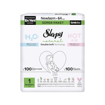Sleepy Natural Double Soft 1 No 2-5 Kg 64'lü - 6 Adet Tarı 1 Numara