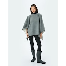 Koton Klasik Uzun Oversize Panço Gri 5wak20367ew Gri