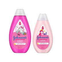 Johnsons Kral Şakir Işıldayan Parlaklık Şampuanı 500 Ml + Johnsons Işıldayan Parlaklık Saç Kremi 300 Ml