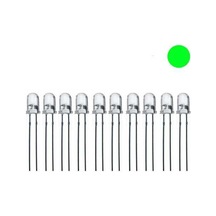 5mm Şeffaf Yeşil Led Paketi - 100 Adet