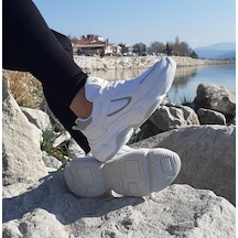 Dunlop 2323 Beyaz Fuspetli Kalın Taban Spor Ayakkabı AYKSAYAK-000500