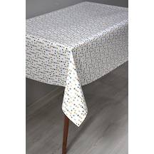 Astarlı Silinebilir Pvc Muşamba Masa Örtüsü 126-a-mavi