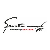 Oto Sticker Sports Mind Dacia Sandero Sticker   Beyaz-Kırmızı-