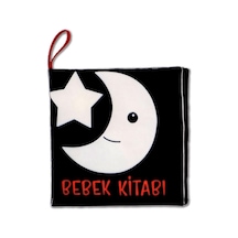 Bebek Siyah-beyaz Kumaş Sessiz Kitap T397 - Bez Kitap , Eğitici Oyuncak , Yumuşak Ve Hışırtılı