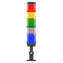 Mesan Ø66 5 Kat Modüler Işıklı Kolon Multi Led Devrilme Aparatlı 24vac/dc Ms 82650.1.3.2.5.24vac/dc