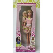 Vardem Oyuncak Bebek Anne Ve Kızı Taçlı Evcilik Oyuncakları
